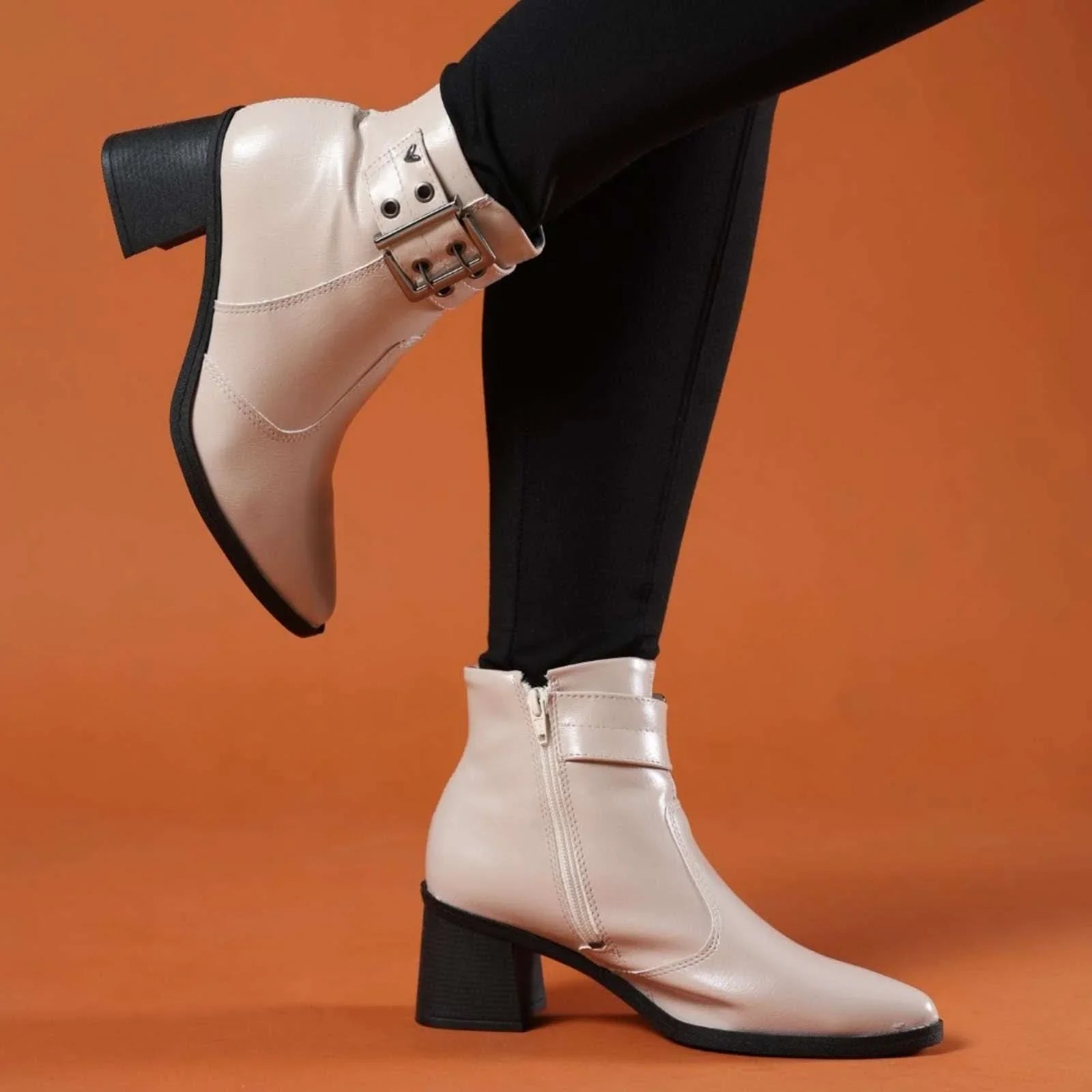 BOTA FEMININA ULTRACONFORTO COURO NAPA GALBANI - Banana Calçados -
